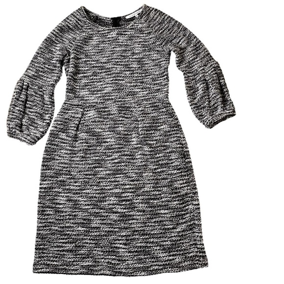 NWT EVEREVE Collective Concepts Anna Striped Knit Dress Black White Size M - Picture 16 of 16